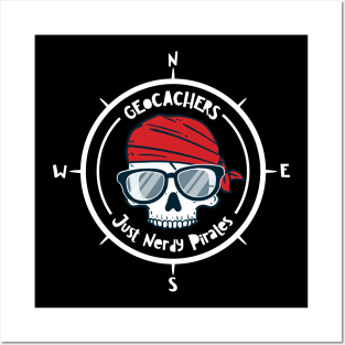 Geocachers - Just Nerdy Pirates Posters and Art
